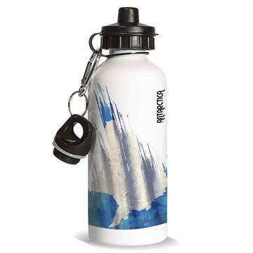 Antarctica Flag : Gift Sports Water Bottle Modern Country Expat