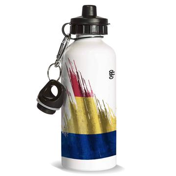 Chad Flag : Gift Sports Water Bottle Modern Country Expat