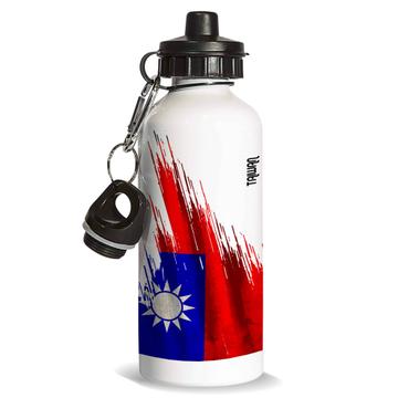 Taiwan Flag : Gift Sports Water Bottle Modern Country Expat
