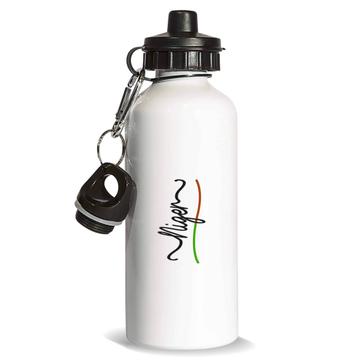 Niger Flag Colors : Gift Sports Water Bottle Travel Expat Country Minimalist Lettering
