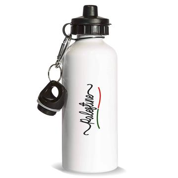 Palestine Flag Colors : Gift Sports Water Bottle Palestinian Travel Expat Country Minimalist Lettering