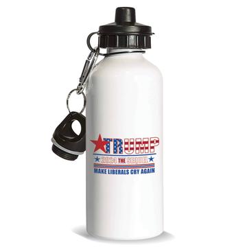 Trump 2024 The Sequel : Gift Sports Water Bottle Make Liberals Cry Again