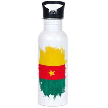 Cameroon : Sports Tumbler Distressed Flag Gift Vintage Cameroonian Expat Country