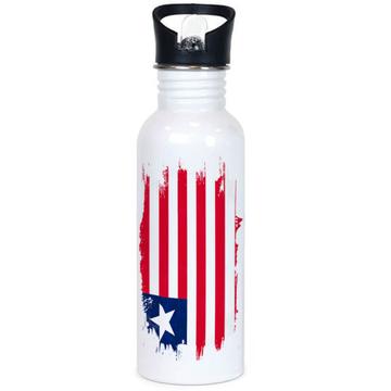 Liberia : Sports Tumbler Distressed Flag Gift Vintage Liberian Expat Country