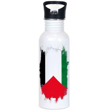 Palestine : Sports Tumbler Distressed Flag Gift Vintage Palestinian Expat Country