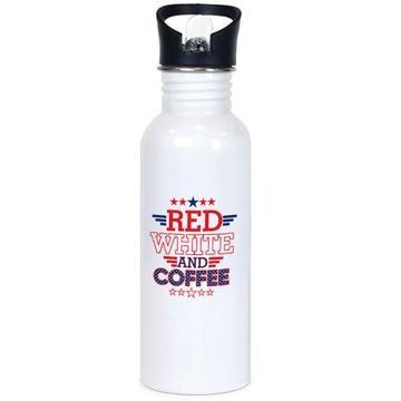 Red White & Coffee : Gift Sports Tumbler American USA Flag Stars Stripes Americana