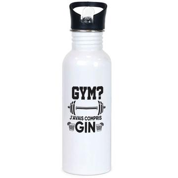 Gym Gin Funny Sign : Gift Sports Tumbler Booze Meme French Tonic Water Wall Decor Ginuary Art