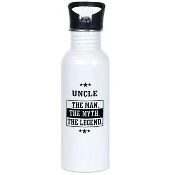 UNCLE : Gift Sports Tumbler The Man Myth Legend Family Christmas For Him Masculine