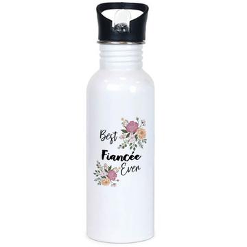 Best FIANCE Ever : Gift Sports Tumbler Flowers Floral Boho Vintage Pastel