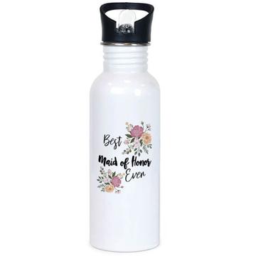 Best MAID OF HONOR Ever : Gift Sports Tumbler Flowers Floral Boho Vintage Pastel