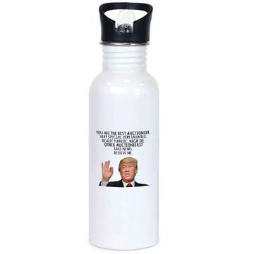 AUCTIONEER Gift Funny Trump : Sports Tumbler Best Birthday Christmas Jobs
