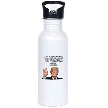 SCOUT MASTER Gift Funny Trump : Sports Tumbler Best Birthday Christmas Jobs