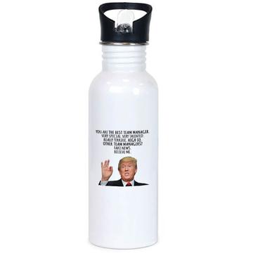 TEAM MANAGER Gift Funny Trump : Sports Tumbler Best Birthday Christmas Jobs