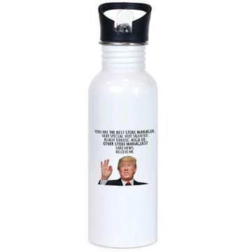 STORE MANAGER Gift Funny Trump : Sports Tumbler Best Birthday Christmas Jobs