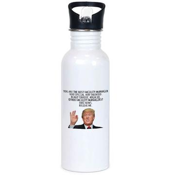 FACILITY MANAGER Gift Funny Trump : Sports Tumbler Best Birthday Christmas Jobs