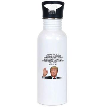 VIRTUAL ASSISTANT Gift Funny Trump : Sports Tumbler Best Birthday Christmas Jobs