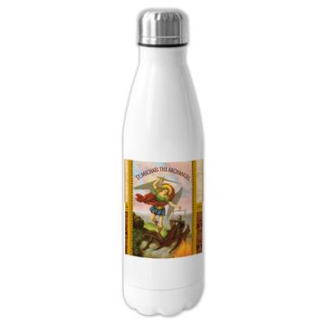 St Michael The Archangel : Cola Bottle Angel Catholic Religious Saint Gift