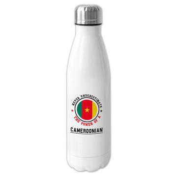 Cameroon : Cola Bottle Flag Never Underestimate The Power Cameroonian Expat Country Gift
