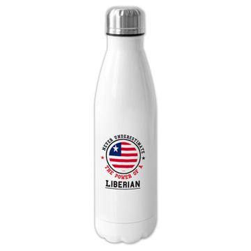 Liberia : Cola Bottle Flag Never Underestimate The Power Liberian Expat Country Gift