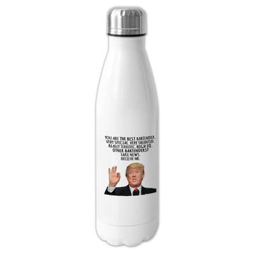 BARTENDER Gift Funny Trump : Cola Bottle Best Birthday Christmas Jobs