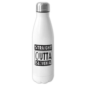 Straight Outta Slovakia : Gift Cola Bottle Expat Country Slovak