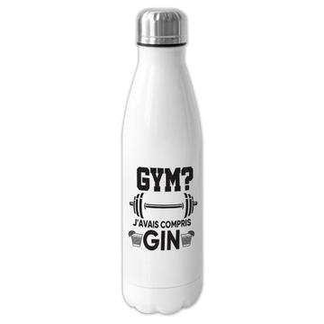Gym Gin Funny Sign : Gift Cola Bottle Booze Meme French Tonic Water Wall Decor Ginuary Art