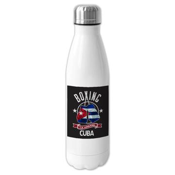 For Boxer Boxing Cuba : Gift Cola Bottle Cuban Flag Athlete Sport Sports La Habana Decor