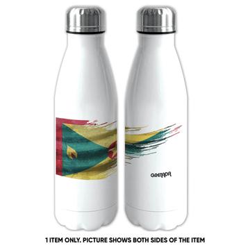 Grenada Flag : Gift Cola Bottle Modern Country Expat