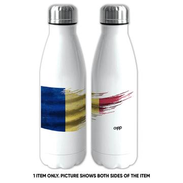 Chad Flag : Gift Cola Bottle Modern Country Expat