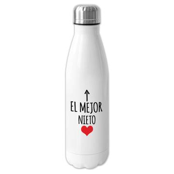 El Mejor Nieto : Gift Cola Bottle Grandson Heart Love Family Spanish Espanol Christmas