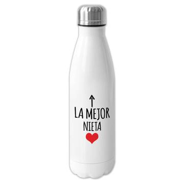 La Mejor Nieta : Gift Cola Bottle Granddaughter Love Family Spanish Espanol Christmas