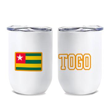 Togo : Wine Tumbler Flag Pride Patriotic Gift Expat Togolese Country