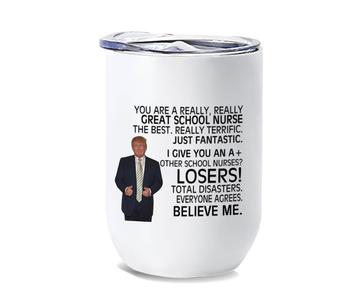 SCOUT MASTER Gift Funny Trump : Wine Tumbler Great Birthday Christmas Jobs
