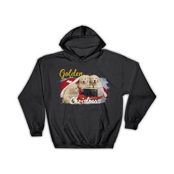 Golden Retriever Christmas : Gift Hoodie Dog Present Pet Animal Puppy Merry