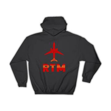Netherlands Rotterdam The Hague Airport RTM : Gift Hoodie Travel Airline Pilot