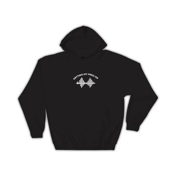 Getting My Freq On Waves : Gift Hoodie Ham Radio Hobby Amateur Personalized Customizable