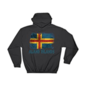 Aland Islands Flag : Gift Hoodie Europe European Country Souvenir Patriotic Pride Vintage Travel