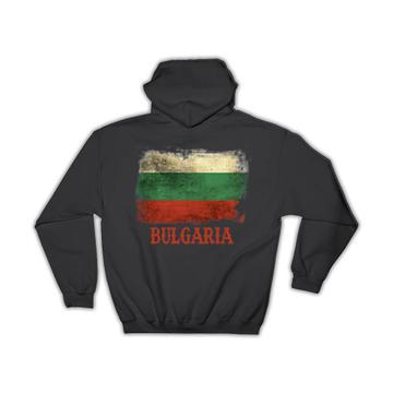 Bulgaria Bulgarian Flag : Gift Hoodie Europe Country Souvenir Sofia Distressed Art Patriotic Vintage