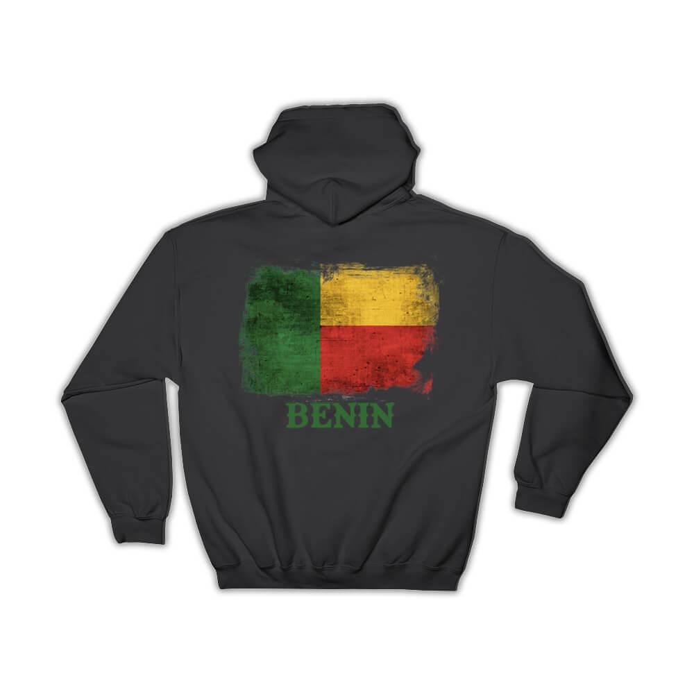 Benin Beninese Flag : Gift Hoodie Africa African Country Souvenir Patriotic Vintage Pride Art