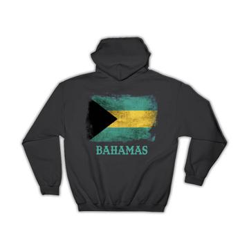 Bahamas Bahamian Flag : Gift Hoodie Distressed North American Country Souvenir Pride Vintage
