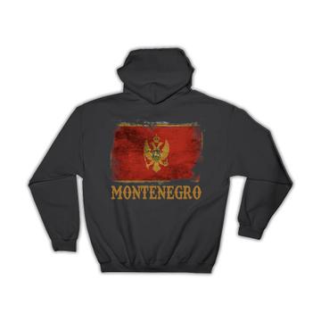 Montenegro Montenegrin Flag : Gift Hoodie Proud European Country Vintage Souvenir National