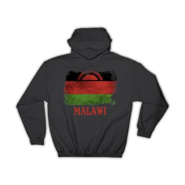 Malawi Malawian Flag : Gift Hoodie Africa African Country Souvenir National Vintage Art Pride