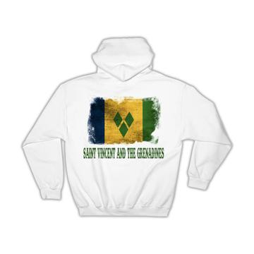 Saint Vincent And The Grenadines Flag : Gift Hoodie Central America American Country Souvenir