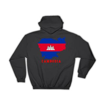 Cambodia MAP Flag : Gift Hoodie Cambodian Epat Country Pride