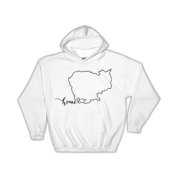 Cambodia Home Map : Gift Hoodie Cambodian Epat Country Souvenir Outline Flag