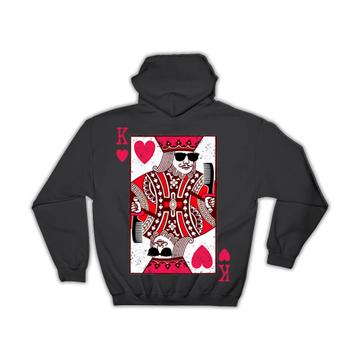 King of Hearts : Gift Hoodie Swag Poker Cards Fun Glasses