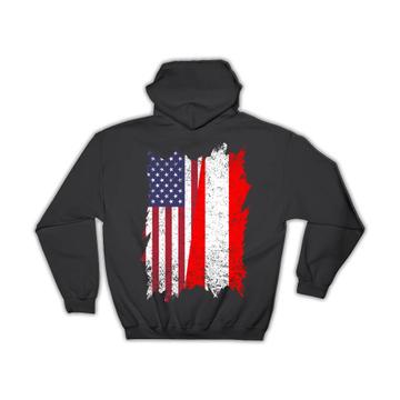 United States Austria : Gift Hoodie American Austrian Country Flag Expat Mixed Flags