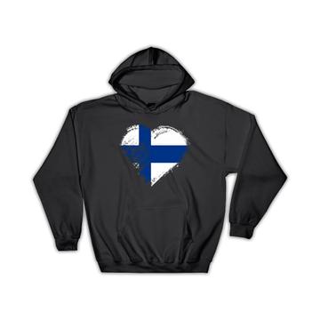 Finnish Heart : Gift Hoodie Finland Country Expat Flag Patriotic Flags National