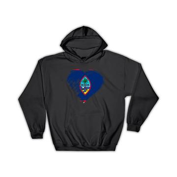Guamanian Heart : Gift Hoodie Guam Country Expat Flag Patriotic Flags National
