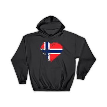 Norwegian Heart : Gift Hoodie Norway Country Expat Flag Patriotic Flags National